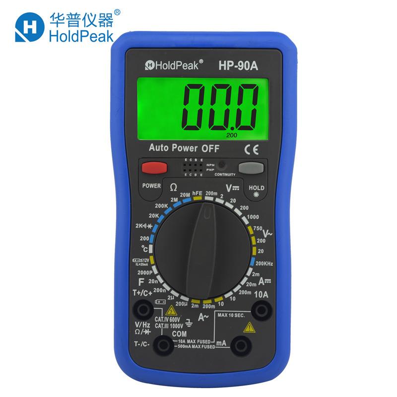 华普HP-90A数字万用表(CATIV)高精度电子万能表电容电感表