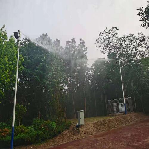 鲁鸿 除尘喷雾桩 360°旋转喷雾设备 降尘降温自动摇摆多功能