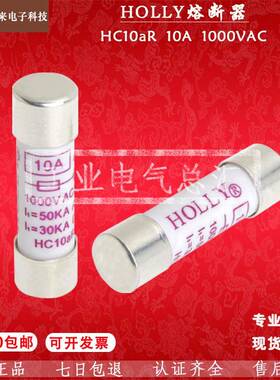 保险管丝HOLLY HC10aR 10*38 30A 20A 15A 12A 10A 440MA 1000V