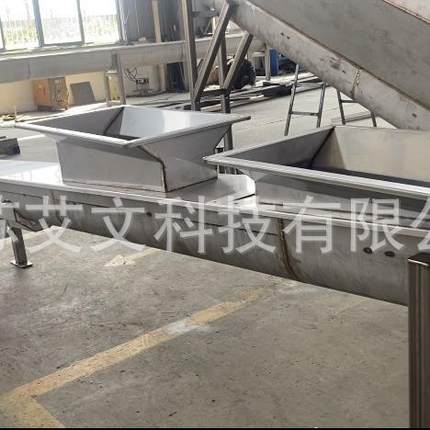 WLS型无轴螺旋输送机耐高温不锈钢污泥输送设备