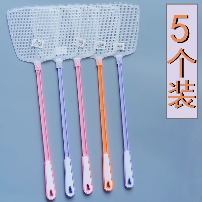 撞色苍蝇拍新款加厚塑料硅胶