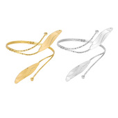 饰品时尚 厂家直销 欧美夸张手饰品金属树叶臂环手臂装 质感手镯