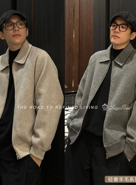 【LazyRoad】“隐奢行迹”  BC高奢系列 老钱羊毛 匠心独运夹克