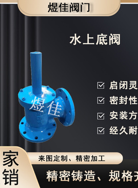 SSDF-1水上式底阀 不锈钢耐腐蚀逆止阀 单向阀安装简单 法兰连接