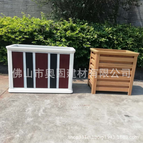 广东花箱厂家pvc微发泡户外花箱铝合金花箱 道路景观种植花桶花盆