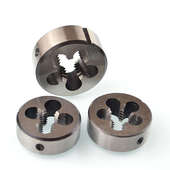 英制板牙4分6分管螺纹G板牙圆板牙水管板牙1 1寸2