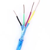 4芯带屏蔽座机线二芯电话线100米 国标0.5无氧铜电话线2芯 卷 包邮