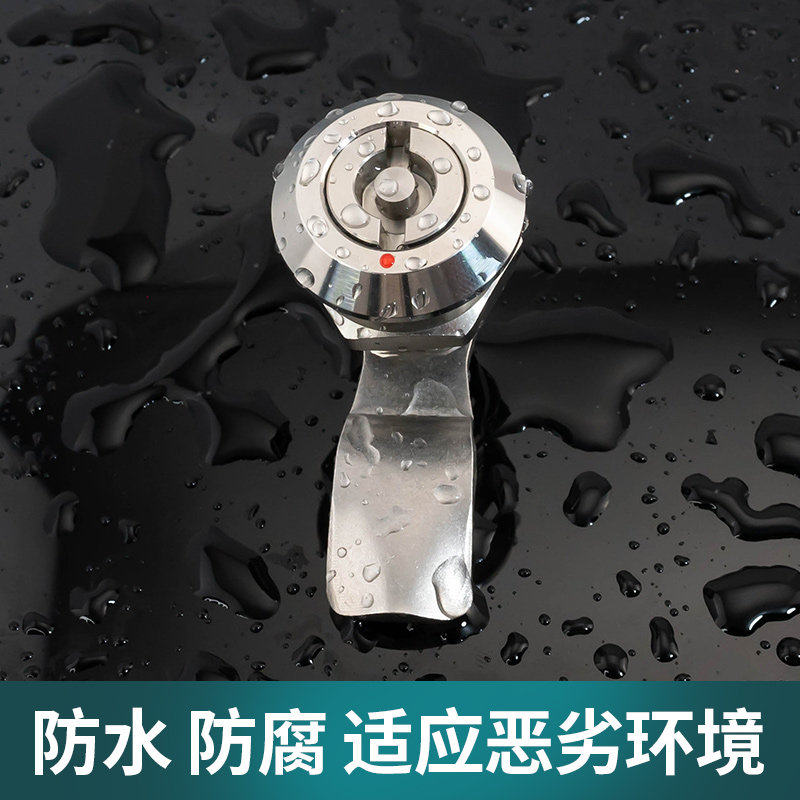 304不锈钢配电柜锁一字锁工业设备箱开关锁电柜门锁电箱转舌锁