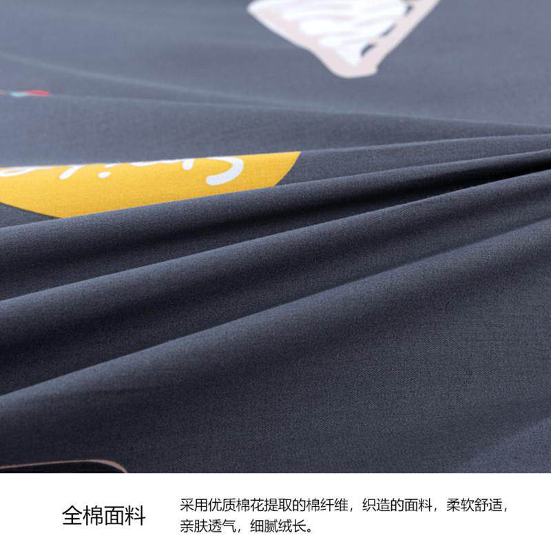 床笠纯棉单件学生宿舍0.9m 1m1.2米床套床垫薄垫专用单人床罩儿童