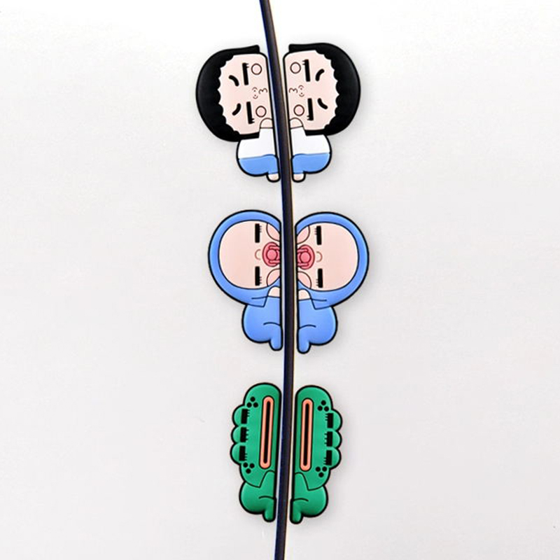 卡里努努卡通汽车车门防撞贴防撞条后视镜防刮蹭车贴可爱装饰