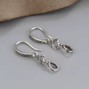 S925, серьги, ретро аксессуары, подвеска ручной работы, серебро 925 пробы, DIY