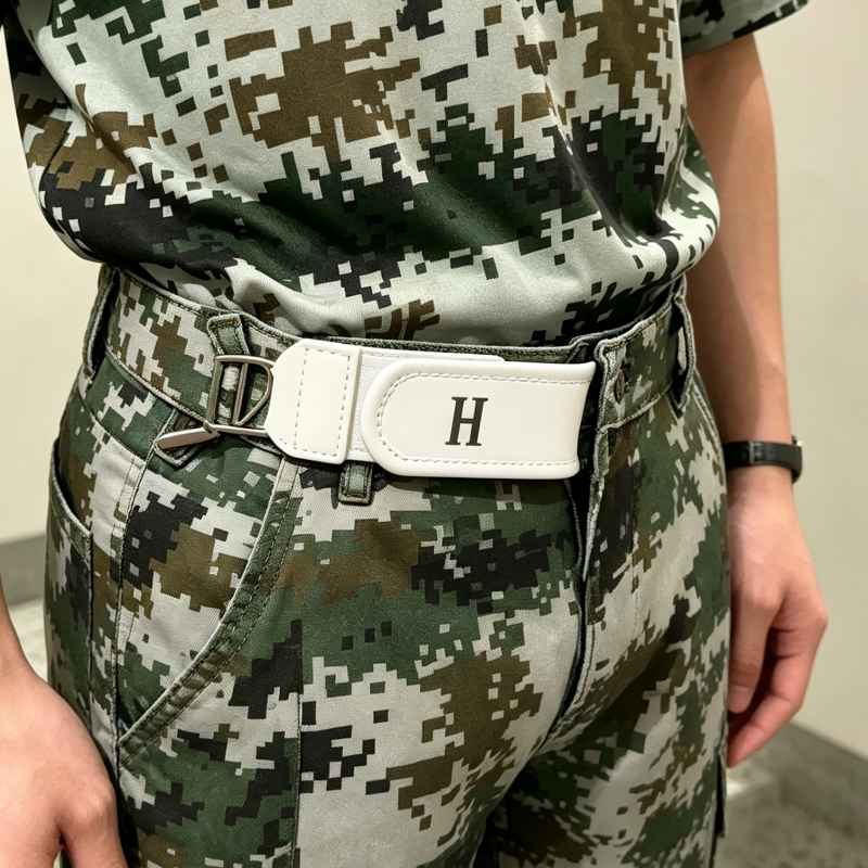 免系腰带牛仔裤魔术贴带铁扣可调节弹性收缩扣懒人便携式隐形腰扣