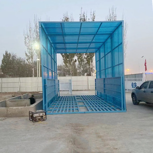 鲁鸿全封闭工程车辆冲洗装置 工地洗车机 矿场洗轮机冲洗压力大