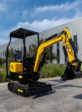 HIGHTOP GROUP工厂直售小型10挖机 1吨新款液压挖机 出口波兰小挖