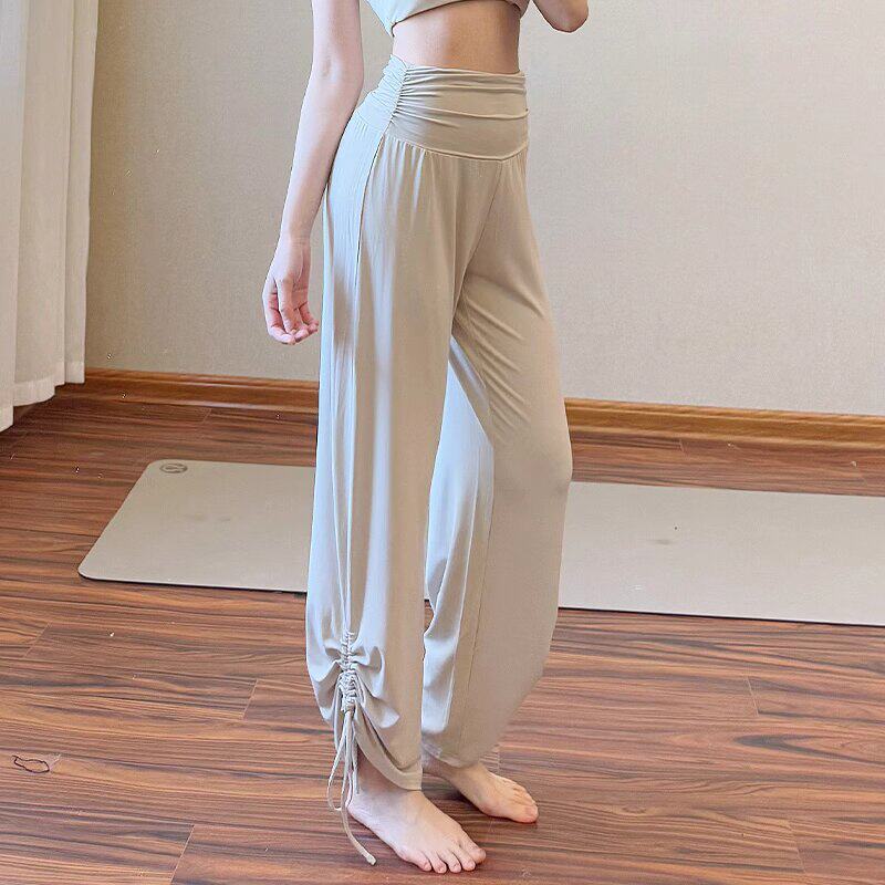 宽松内观流瑜伽裤女新款直筒运动裤绝美舞蹈普拉提健身服秋季2025
