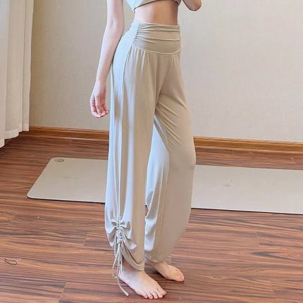 宽松内观流瑜伽裤女新款直筒运动裤绝美舞蹈普拉提健身服秋季2025
