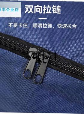 户外烧烤炉防水收纳包烧烤架炭F烤炉配件工具蓝色牛津布收纳,