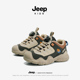 女童跑步鞋 JEEP男童鞋 男孩 新款 休闲鞋 子秋冬季 加绒二棉儿童运动鞋