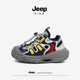 JEEP儿童包头运动凉鞋 男童女童休闲鞋 夏季 网面透气男孩防滑跑步鞋