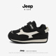 男孩防滑休闲跑步鞋 JEEP儿童运动鞋 男童女童秋冬加绒二棉软底新款