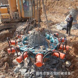 圆形水泥桩截桩机模块化混凝土破桩机液压组合驱动凿桩机
