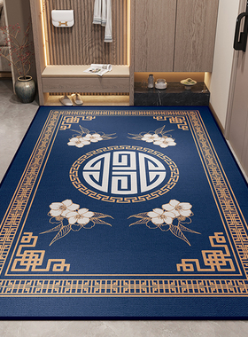 蓝色地垫2025新款入户门地垫防滑地毯可裁剪进门口脚垫入户地垫子