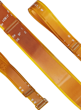 FPC软排线0.4/0.35间距可焊接BTB连接器24/30/40/50P测试延长排线