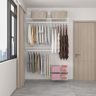 衣帽间砌墙衣橱无甲醛 1.4米宽全金属系列开放式 福利价 置立方