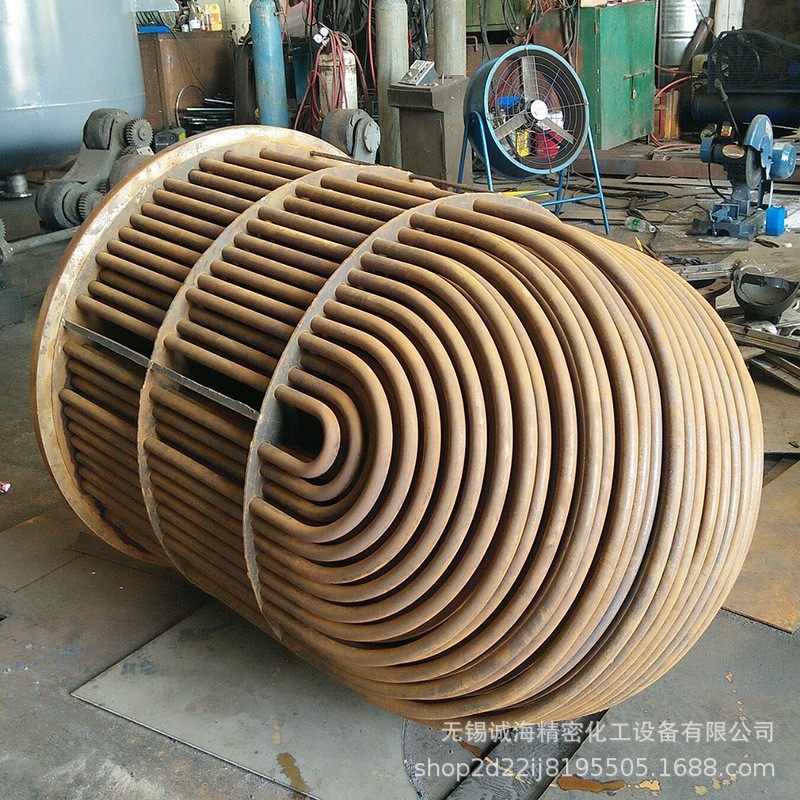 供应容积式换热器半容积式换热器不锈钢紫铜浮动盘管热交换器