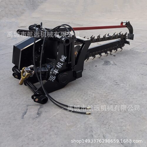 高标准农田开沟机 宽度20.30.40cm深1米1.5米的水管电缆沟挖沟机