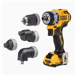DEWALT得伟多功能无刷电钻12V充电锂电钻起子机手电钻DCD703D1-A9
