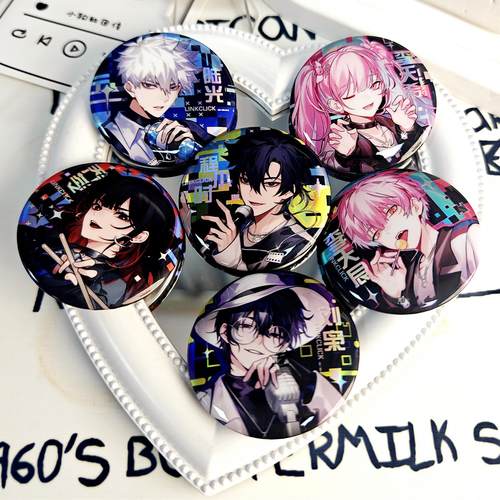 时光人动画MusicFes梦想未来徽章程小时陆光乔玲吧唧挂饰礼品