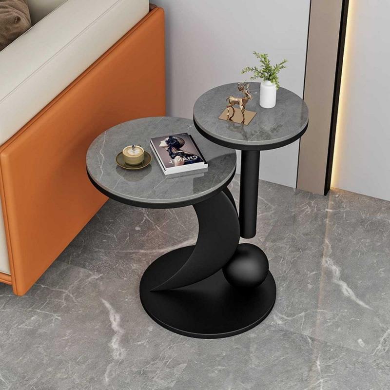 简约现代现代简约轻奢客厅沙发边几铁艺小茶几阳台桌床头柜铁材质