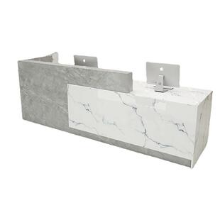 简约前台桌接待台培训公司烤漆服装店转角理发店小吧台收银台柜台