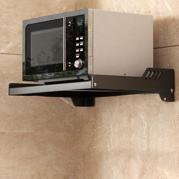 支架悬壁挂式电饭锅烤箱架收纳架多功能墙子微波炉置物架厨房上空