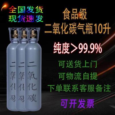 国标食品级二氧化碳气瓶可乐机啤酒机专用钢瓶苏打气泡水10升充气
