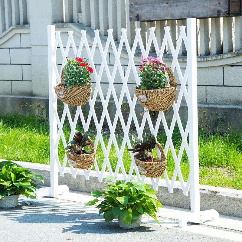 防腐木栅栏围栏室外院子装饰伸缩围墙护栏户外木篱笆室内宠物围栏