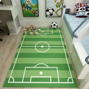 室内家庭足球训练习地毯儿童卧室床边地垫篮球游戏运动阅读区垫子