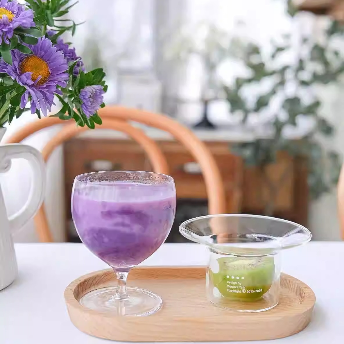 水晶玻璃矮脚咖啡杯酒吧商店