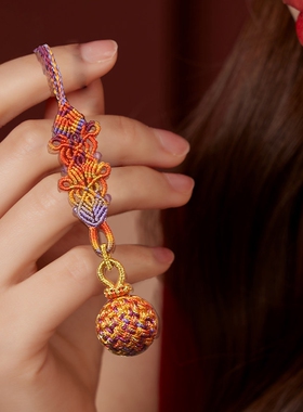 普陀山2026有球必应绣球挂件