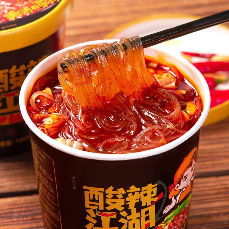 300克1桶酸辣粉美味粉丝