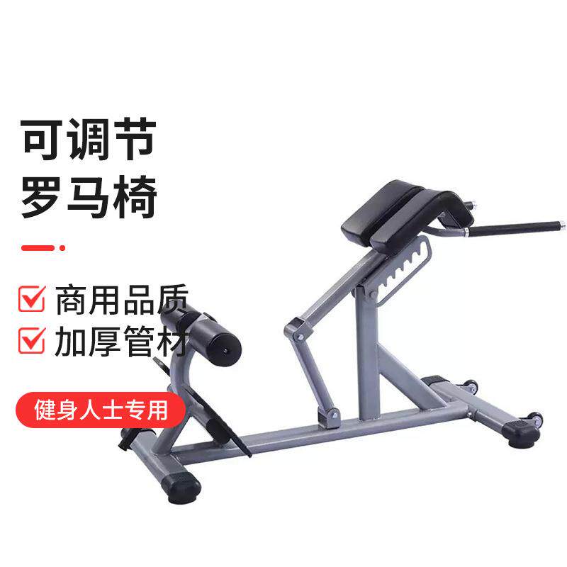 外贸罗马椅加厚管材扭腰机健身腰肌背肌训练器商用可调器械