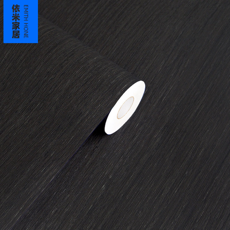 韩版PVC木纹贴纸自粘墙纸壁纸展柜家具翻新加厚带导气槽贴膜HD014