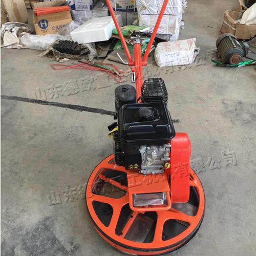 小型水泥地面收边机 汽油动力路面磨边机 手扶式混凝土地面抹光机