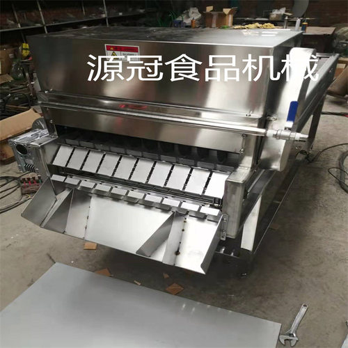 新款冻刀鱼切段机连续式带鱼切块机带鱼斜切机全自动鲅鱼鱼切断机