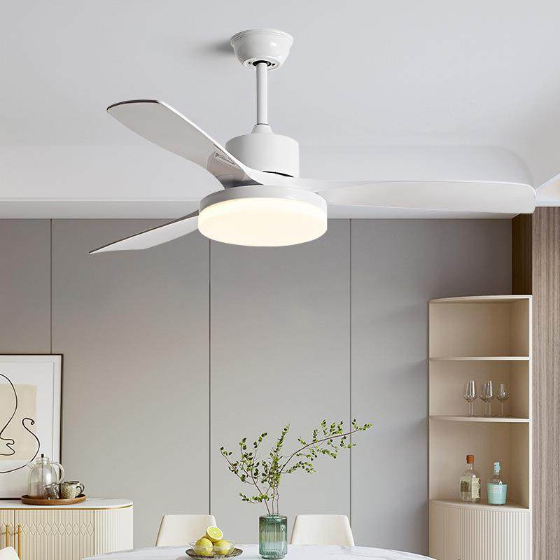 新款家用静音小型风扇灯吊扇灯餐厅电风扇卧室房间书房