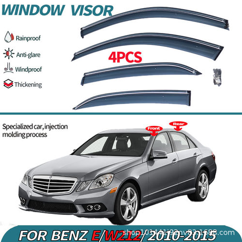 适用奔驰E级晴雨挡Mercedes Benz E W212 2010-2016 Window visor