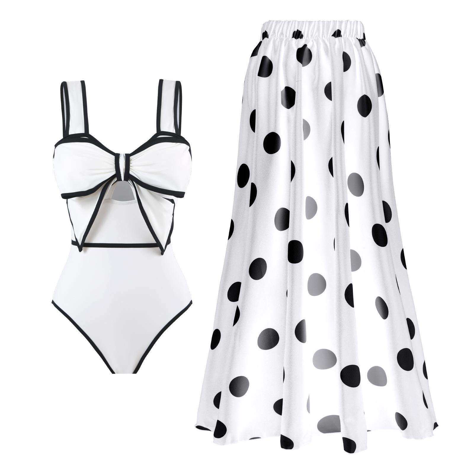 2026欧美新款连体泳衣遮肚显瘦时尚泳装圆裙套装热卖爆款现货