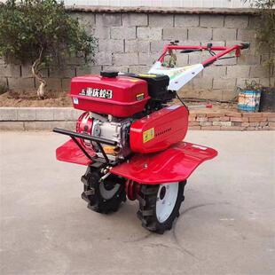 手扶乘坐式小型微耕机柴油大马力旋耕机硬地深翻犁田机开沟机