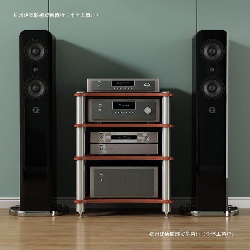 HIFI音响柜功放柜机柜音响架音箱架带避震脚钉功放架子器材柜